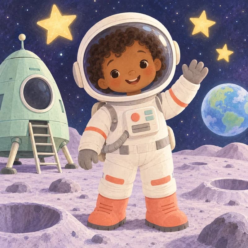 Space illustration from Little Pieces